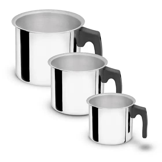 Canecao Leiteira Fervedor Aluminio Polido Fortlar - Escolha o Tamanho ideal