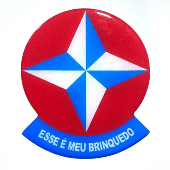 Adesivo em alto relevo Estrela Esse É Meu Brinquedo Resinado Estrela Carro e Moto 3003