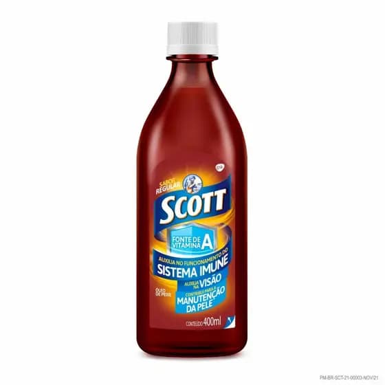 Emulsão Scott Suplemento Alimentar Tradicional 400mL