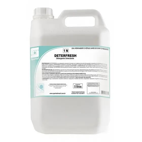 DETERFRESH SABAO LIQUIDO PARA ROUPA 5 LITROS