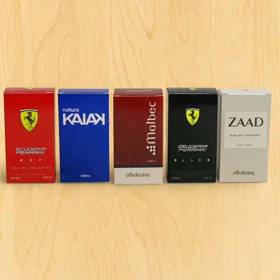 Kit 5 perfumes masculino 100ml cada