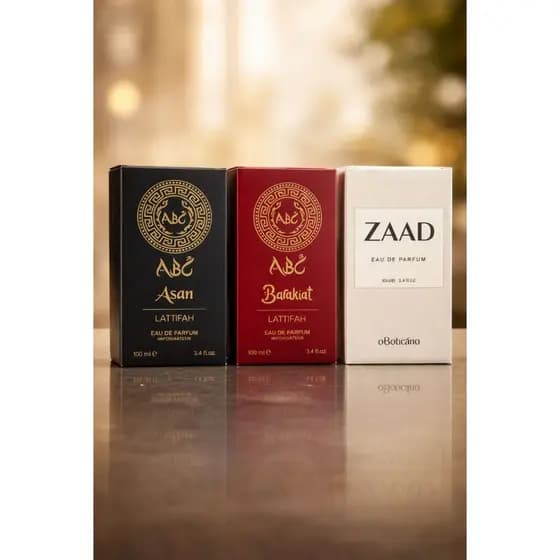 Kit 3 Perfume Árabe Masculino Cítricos Importados Homem ABC 100 ml