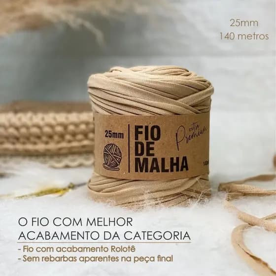 Fio De Malha Extra Premium 140 Metros Fischer Cores