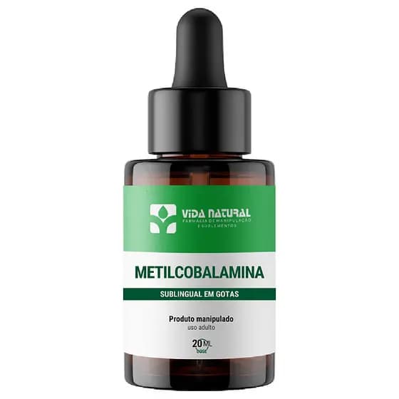 Vitamina B12 (Metilcobalamina 5000mcg sublingual 20ml) - Vida Natural