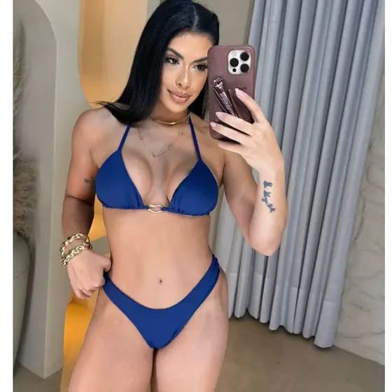 Biquíni Asa Delta Com Bojo Moda Praia