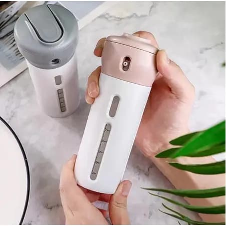 Dispenser Portátil De Cosméticos Viagem Compacto 4 Em 1