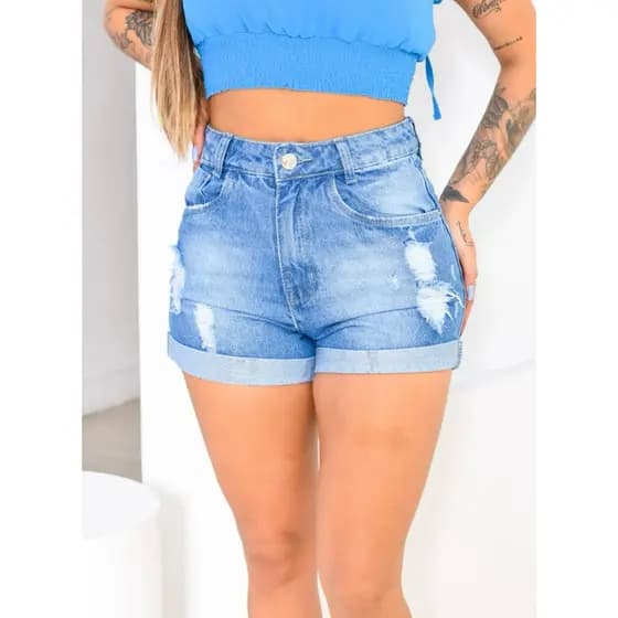 Shorys jeans sem elastano coleção nova