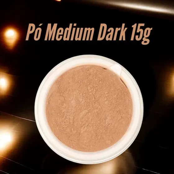 Pó Solto Medium Dark – HOSHI MAKEUP 15g