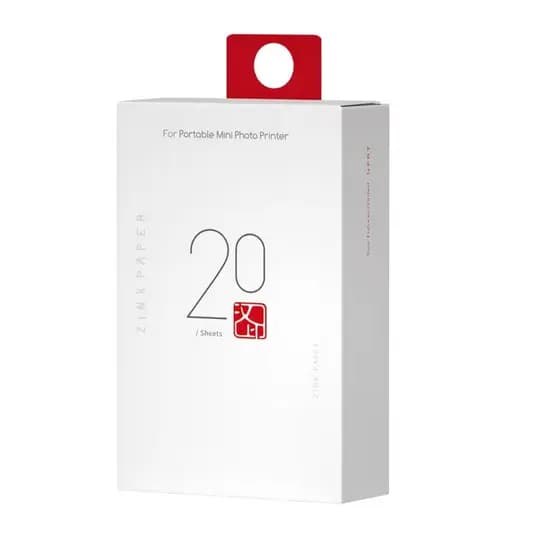 Papel Fotográfico 2x3 Para Impressora Portátil 20 Folhas