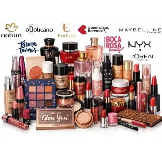 DESAPEGO DE MAQUIAGEM E COSMÉTICOS - Hidratante Labial, base, pó, blush, cremes corporal