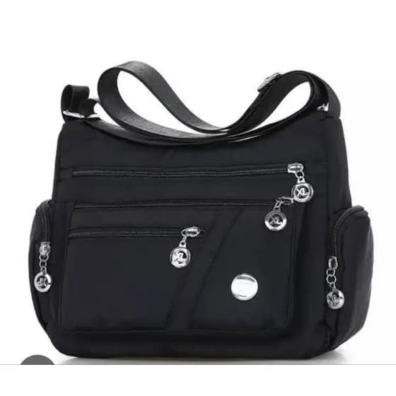 Bolsa nylon impermeável ombro e transvesal