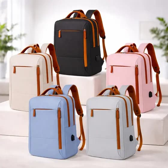 Mochila para Notebook Viagem Trabalho Faculdade Escola com USB e Grande Capacidade