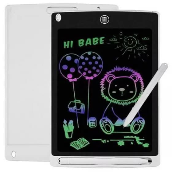 Lousa Magica Tela LCD para escrever 10 polegadas #3428 (***DISPONÍVEL SOMENTE BRANCO E VERMELHO)