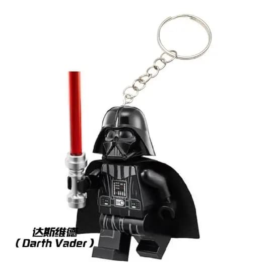 Compatível Com O Chaveiro LEGO , Darth Vader Black Knight backpack Decor , De Carro , Presente De Estudante