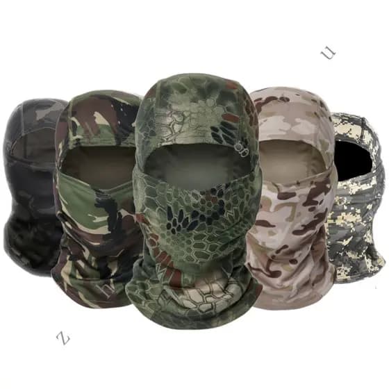 O novo Máscara Facial Balaclava Bandana Hood Headwear Para Ciclismo Sking Camo Resistente Ao Vento