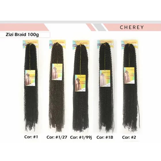 Cabelo Miojinho 100G 60cm Tranças Micro ZIZI BRAID---CHEREY
