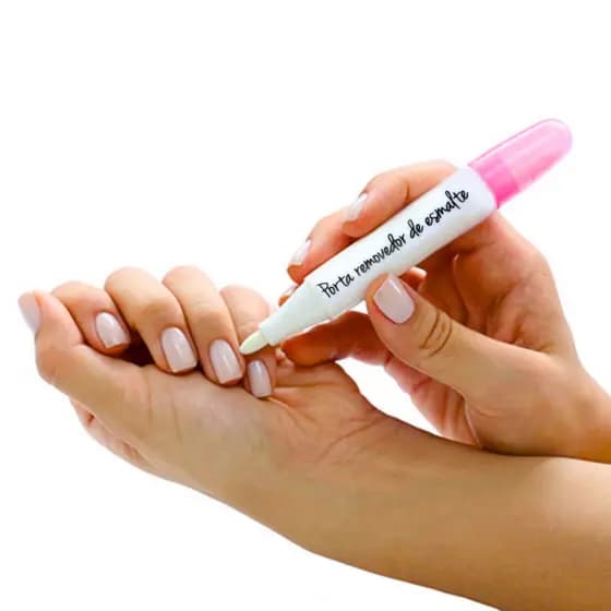 Porta Acetona Portátil com precisão Caneta Tira Esmalte