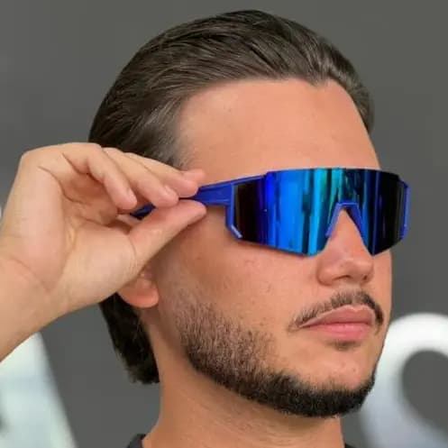Óculos De Sol Moda Ciclismo Esportivos Masculinos e Femininos assis fitness corrida Proteção UV 400