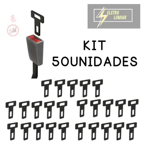 KIT 50 UNIDADES Fivela Lingueta Clip Universal Veicular Para Cinto De Segurança Cachorro Suporte Coleira PET