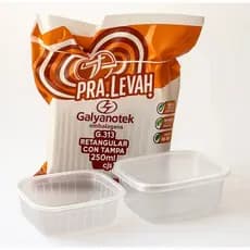 10un Pote Marmita Embalagem Freezer e Microondas 250ml - G313 Galvanotek