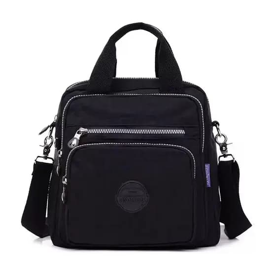 Bolsa Mochila Feminina Impermeavel Nylon Transversal De Mao
