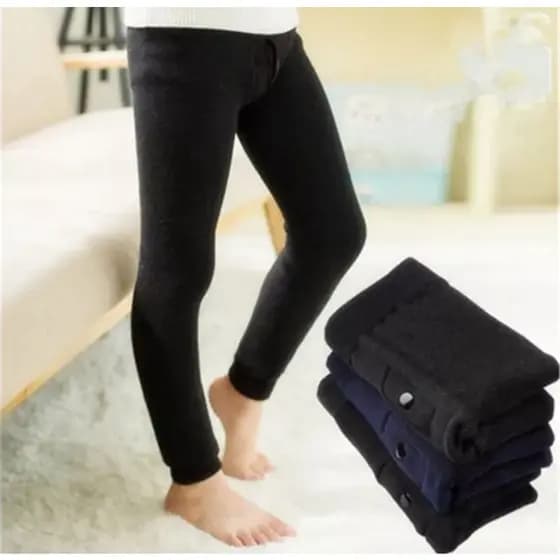 Meia Calça Térmica Infantil Flanelada Masculina 2 a 16 anos fleece Sem Pé inverno frio promo au2