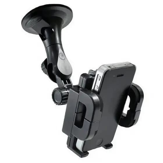 Suporte Celular Veicular Pressão Parabrisa Ventosa Articulado
