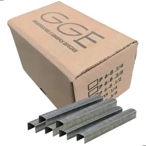 Grampos P6-8 3/8 12.000 Uni - GGE GRAMPEADORES
