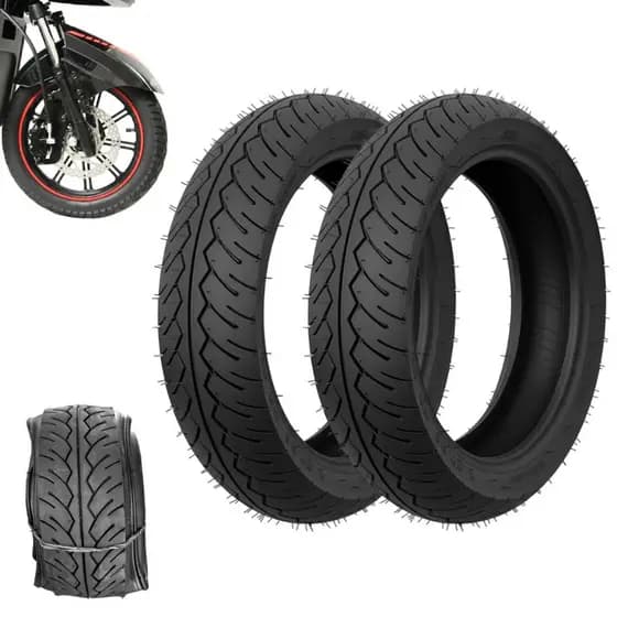 Kit 2 Pneus Sem Câmara Aro 16 x 3.0 Scooter Bike Elétrica