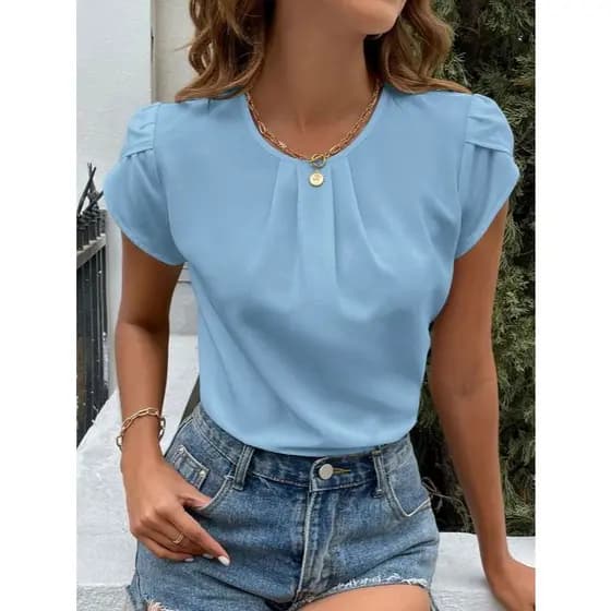 BLUSA FEMININA TRANSPASSADA VARIAS CORES