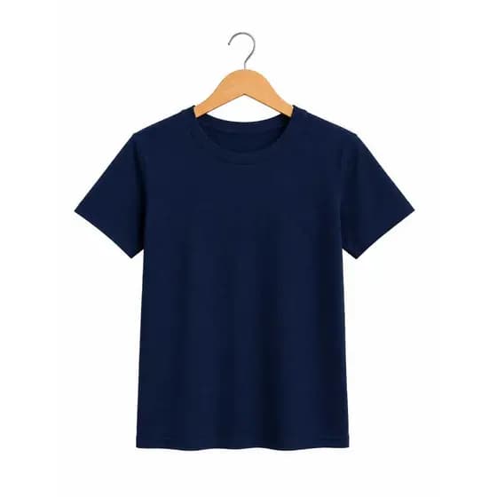 Camiseta Infantil Masculina Manga Curta 100% algodão 2 ao 12 anos - Básica Lisa Casual e Confortável