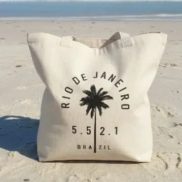 Bolsa Ecobag Casual Esportiva | Tote Bag Fitness para Treino e Praia