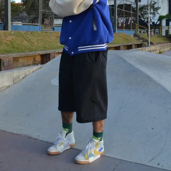 Bermuda Moletom Baggy StreetWear