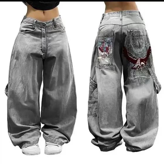 Retro cintura alta perna larga Jeans mais magro olhar feminino 2025 pequena Drape calças de perna reta