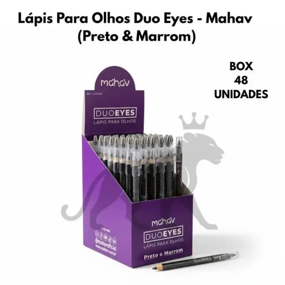 LAPIS PARA OLHOS - DUO EYES MAHAV - BOX COM 48 UNIDADES