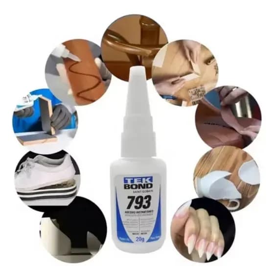 TEK BOND Cola Teckbond 793 20g Adesivo Instantâneo para Uso Versátil em Diversos Aplicações