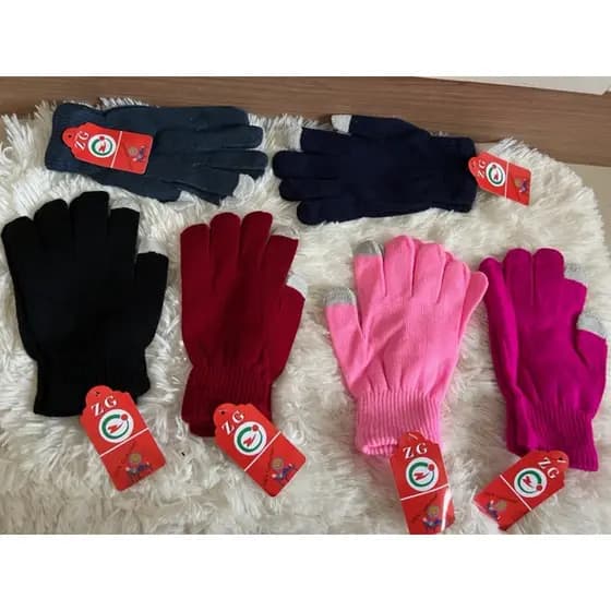 Luvas De Lã Touch Screen Celular Tablet Quentinha Inverno..s