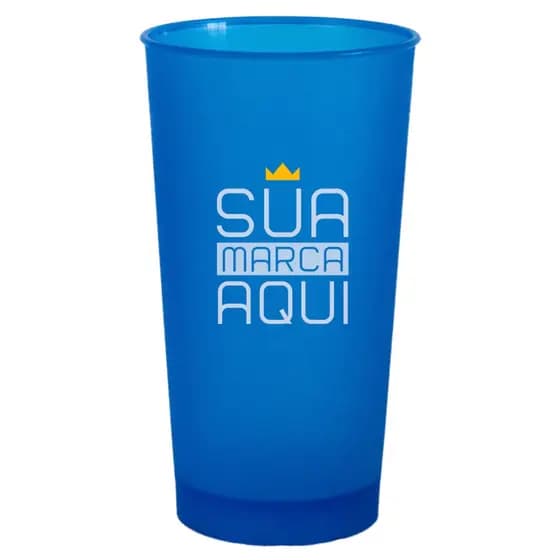 KIT 100 Copos Ecológicos 400 ml Várias - PERSONALIZADO