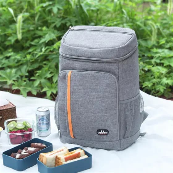Mochila Térmica Cooler Capacidade 18L Impermeável Portátil Piquenique Quente Frio