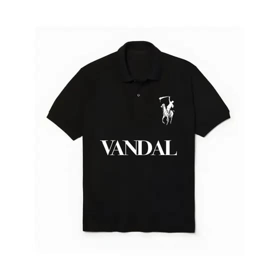 Polo Masculina Vandal Grafitti Pixo Arte Urbana Pixação Algodão Streetwear
