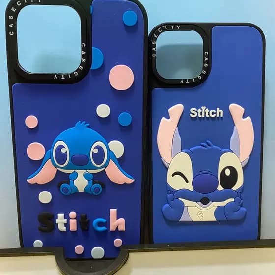 Capa Capinha de Celular Stitch para IPhone 13, 13 Pro Max e 14 Pro Max