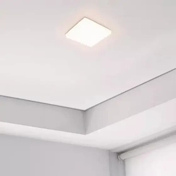 Painel Sem Borda Quadrado 18w Borda Infinita Sobrepor Ou Embutir 2 em 1 Bivolt