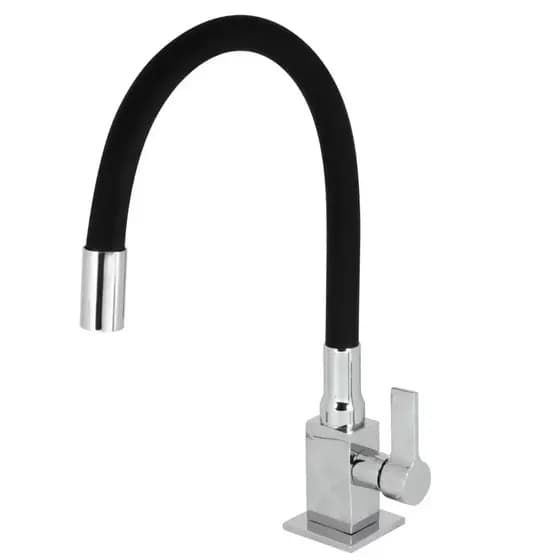 Torneira Cozinha Gourmet Bancada Mesa Flexivel 1/4 de Volta