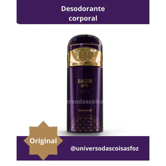 Perfume Spray Mawwal BASIR - FADA - SAMA - ALKAWN-ZUHOOR – SITAR – HIYAM – MASHAER 250ml ORIGINAL / OTIMA FIXAÇÃO