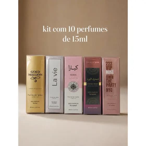 kit 10 perfumes de 15ml ORIGINAIS ENVIO IMEDIATO