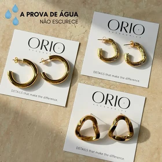 Brincos de Aço Inoxidável Hipoalergênicos – Elegância e Durabilidade! A prova d’água.