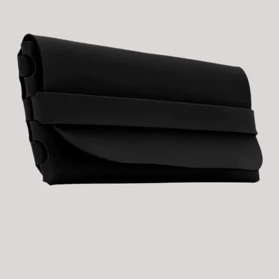 Case para Óculos Dobrável Portátil Proteção Rígida Compacto Preto Viagem Bolsa Porta Óculos