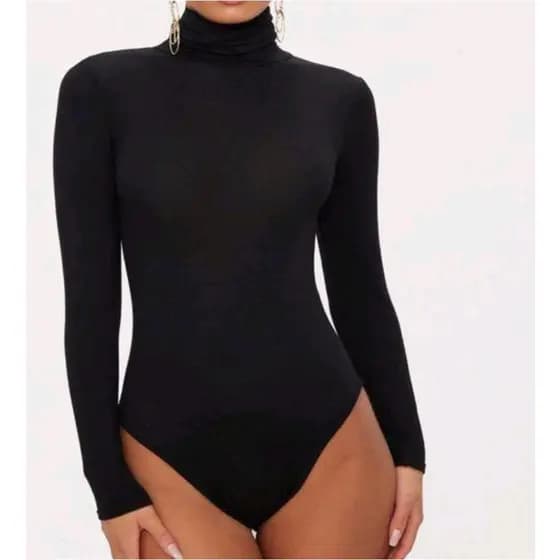 Body/ Bori elegante Feminino modelo outono inverno manga longa