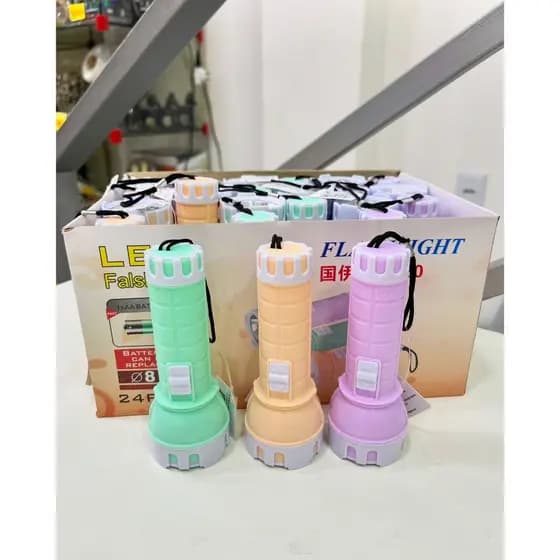 Lanterna Colorida Cor Pastel Fofo a Pilha Com Corda Para Pendurar Festa De Crianca 11,5CM
