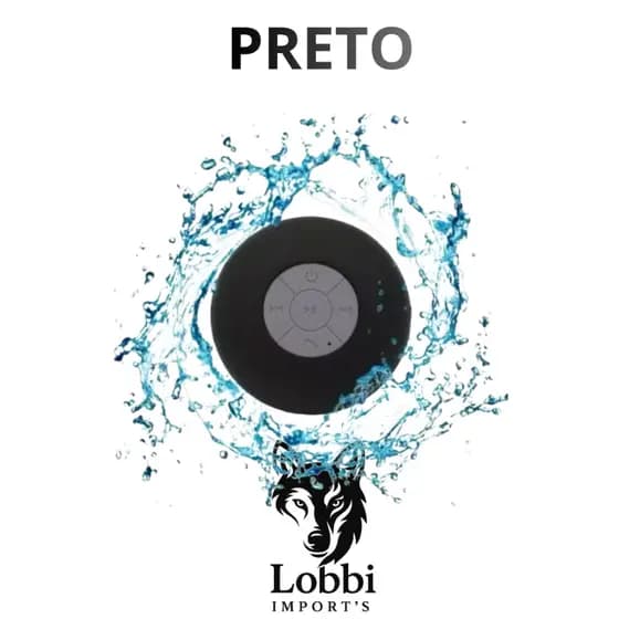 Caixa De Som Emborrachado Banheiro Prova D'água Resistente A Água Bluetooth Android iOS Portátil